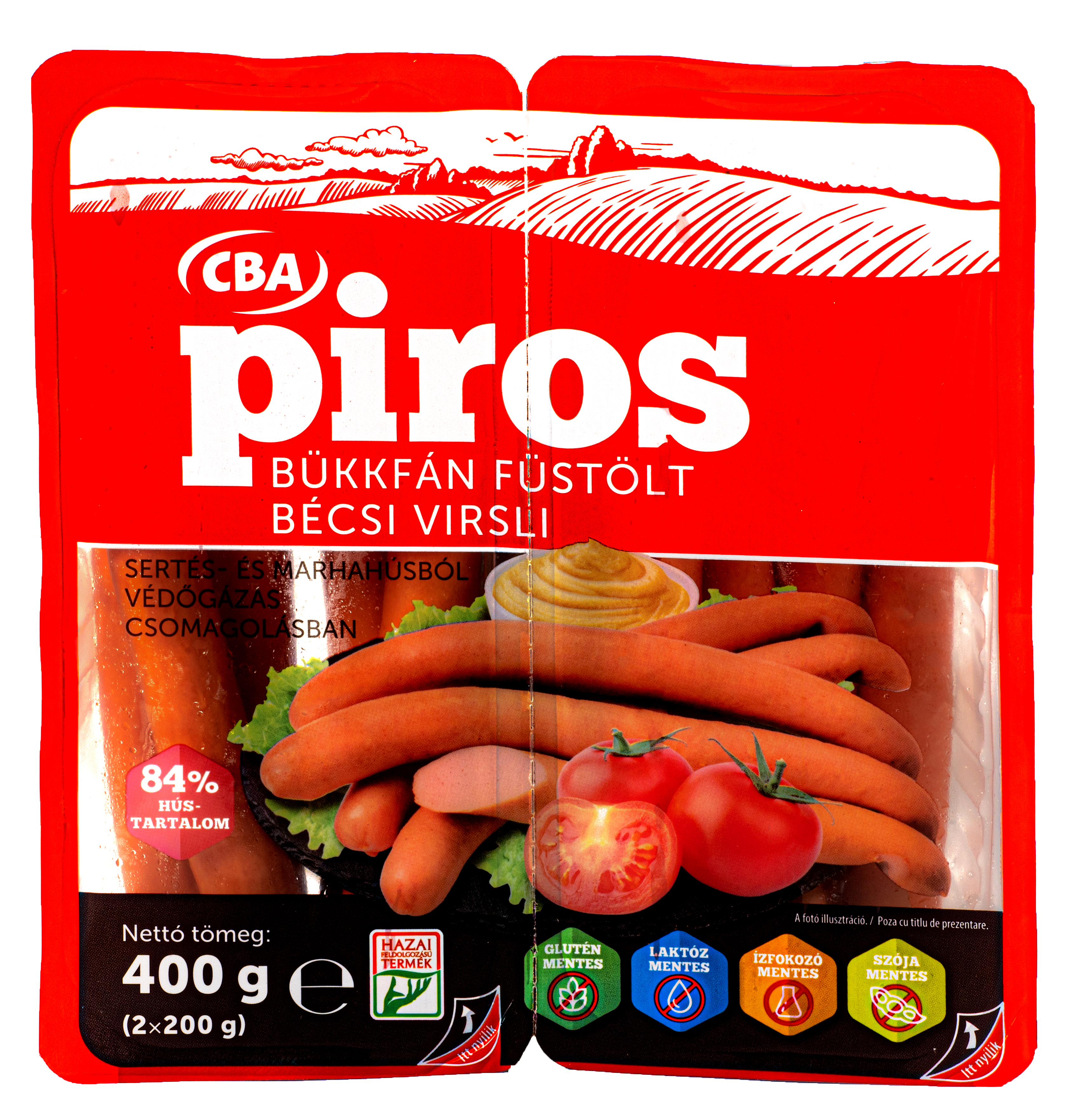 CBA Piros Bécsi virsli 2x200g